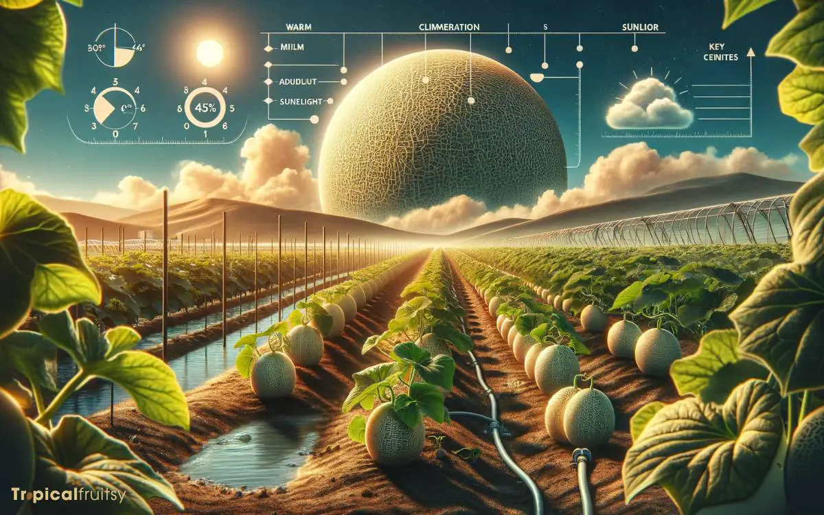 Cantaloupe Growth and Climate