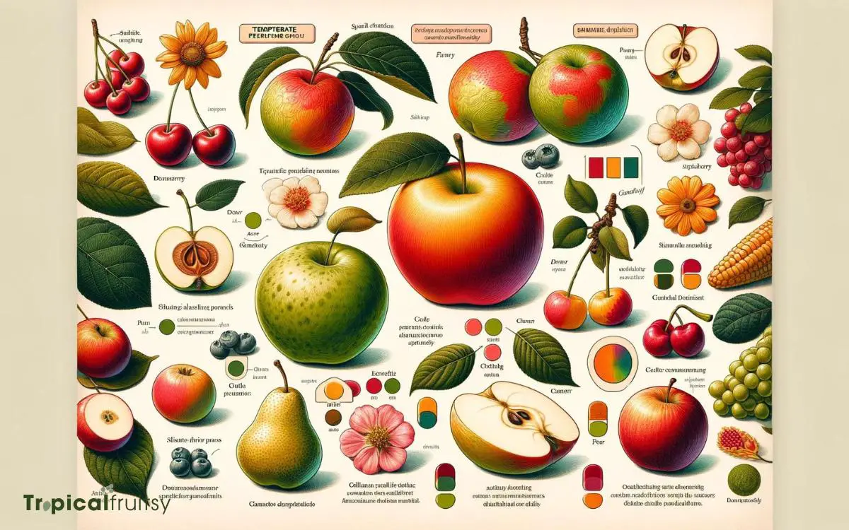 Characteristics of Temperate Fruits