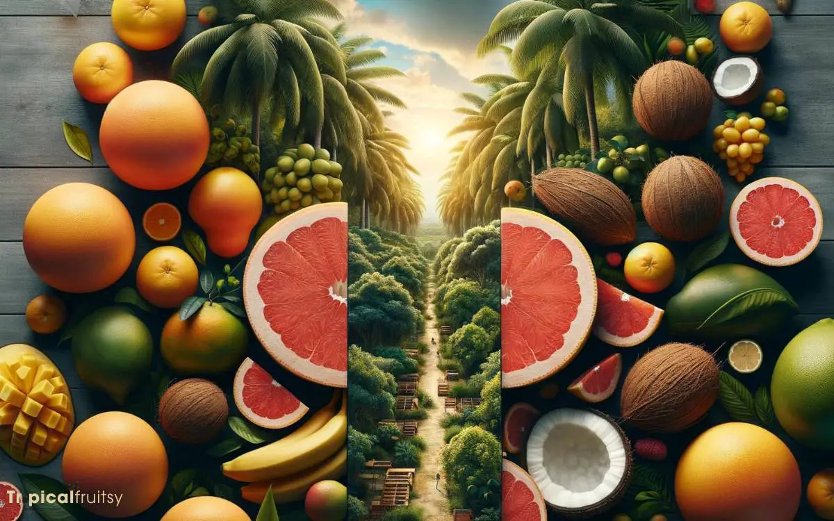 Comparing Grapefruit to Tropical Counterparts