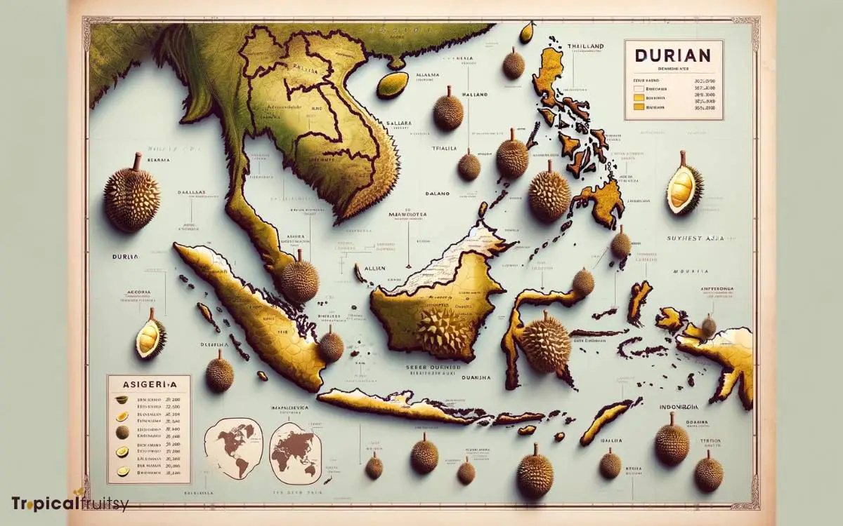 Durians Geographical Origins