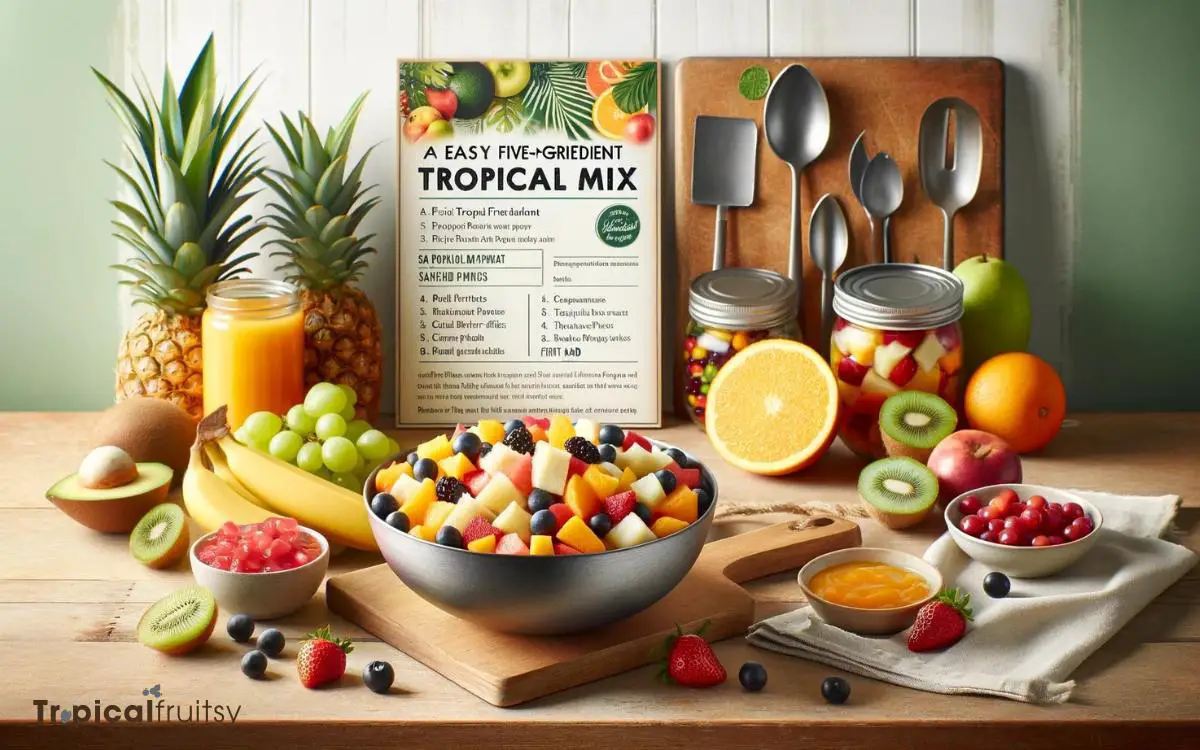 Easy Five Ingredient Tropical Mix