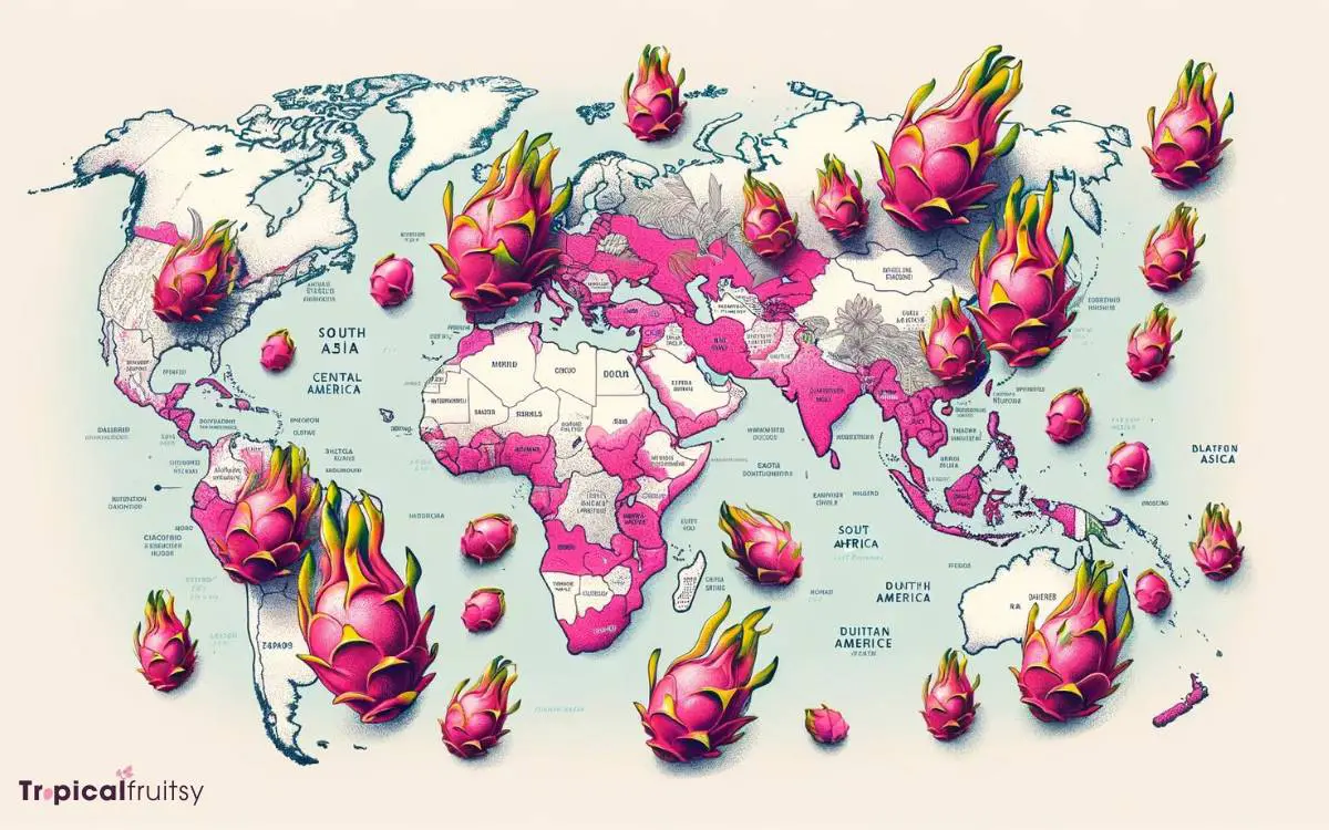 Global Distribution of Dragon Fruit