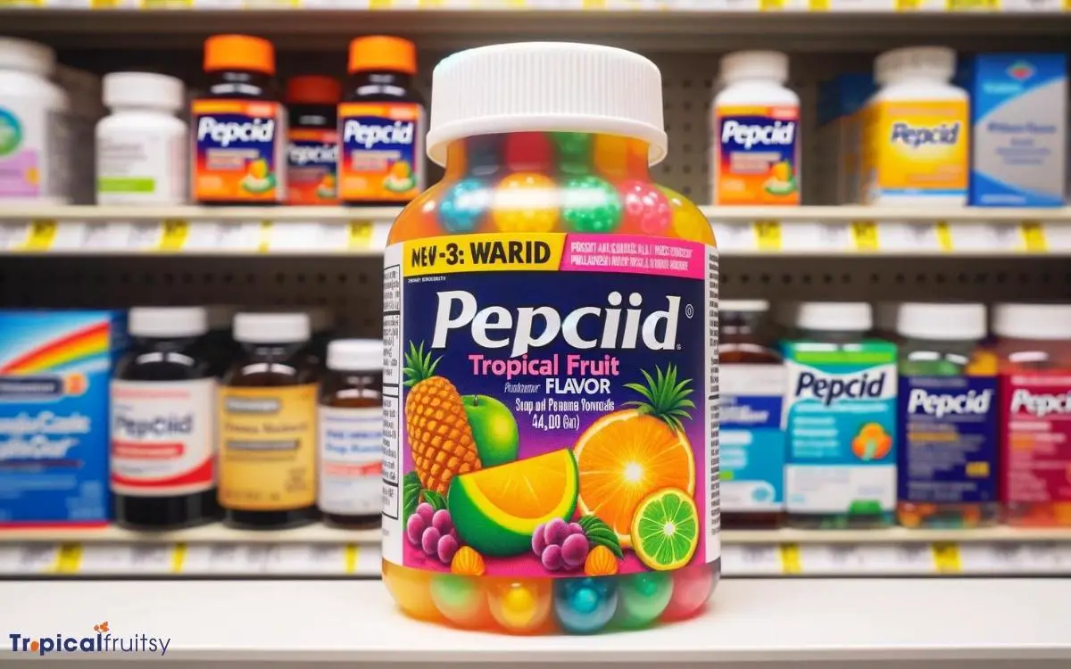 Pepcid Complete Tropical Fruit Flavor