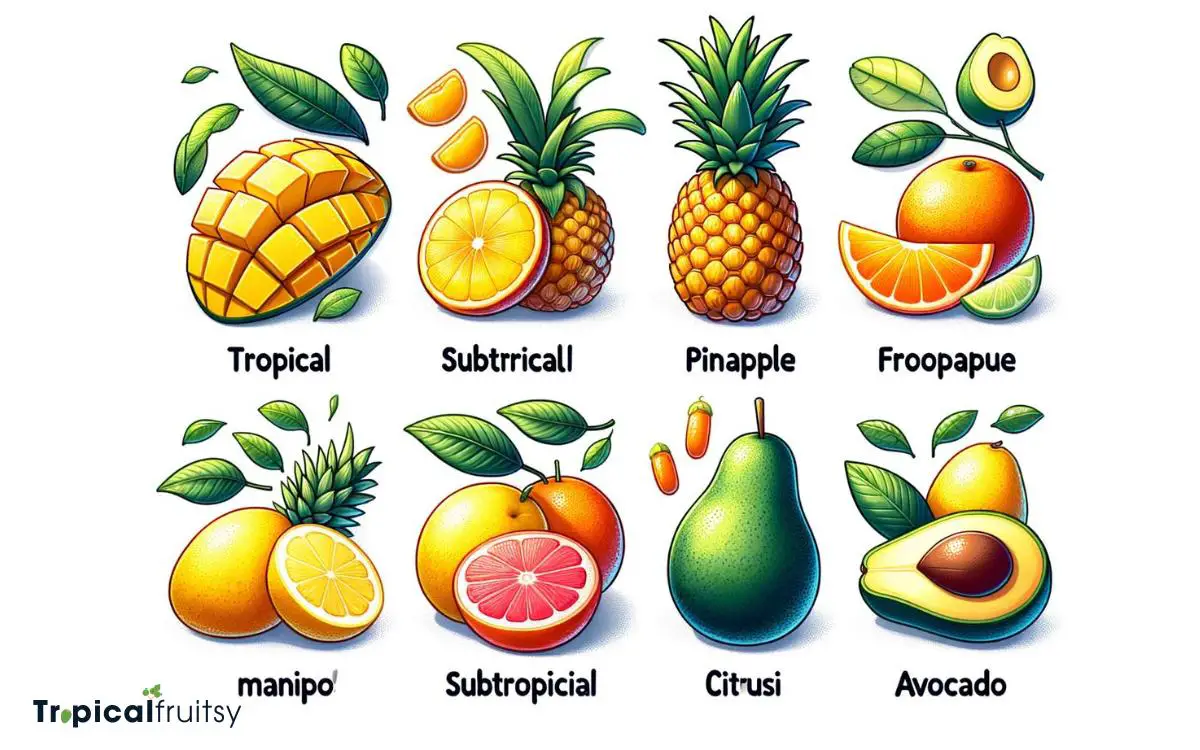 Tropical and Subtropical Fruits List