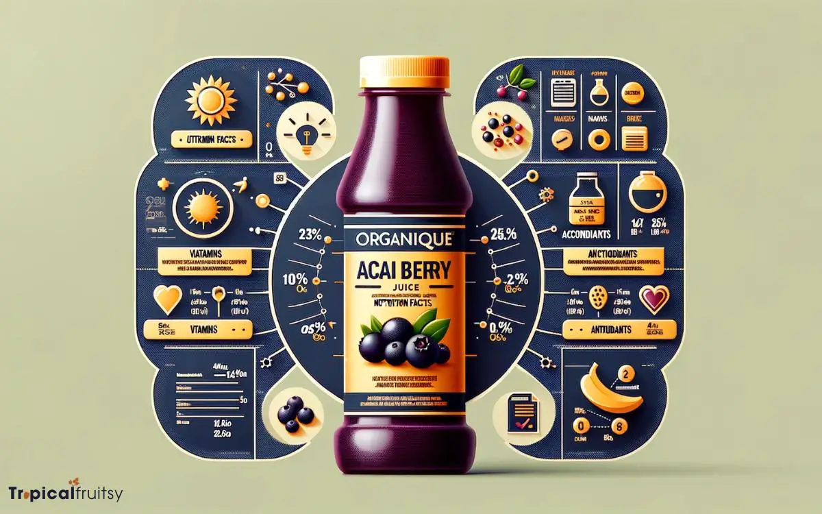 acai berry juice nutrition facts