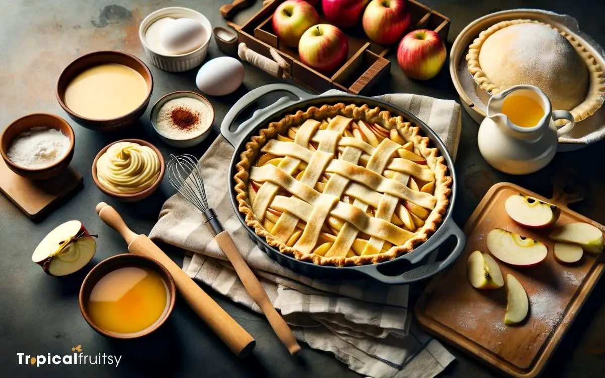 How to Make Apple Custard Pie