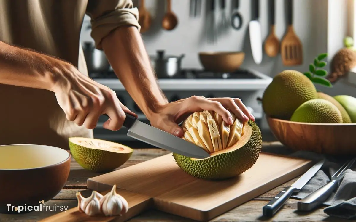 How to Peel a Breadfruit