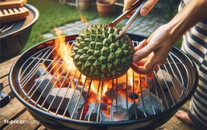 How to Roast Breadfruit on Grill