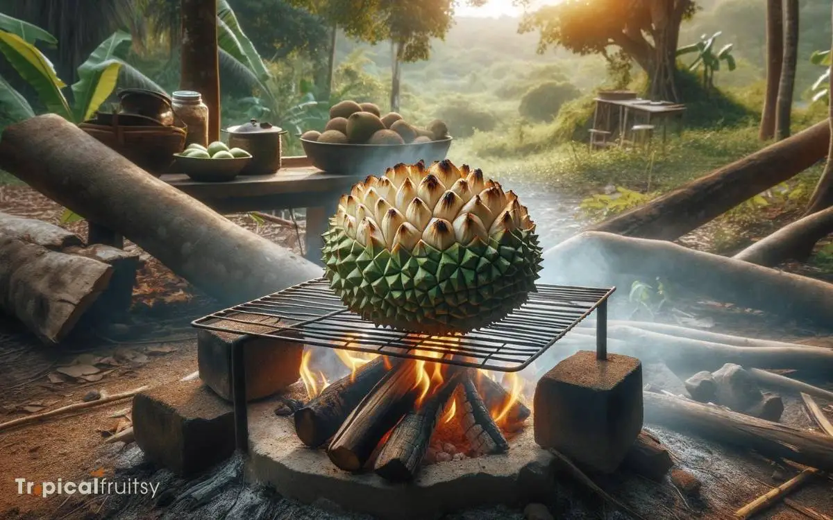 How to Roast Breadfruit on an Open Fire