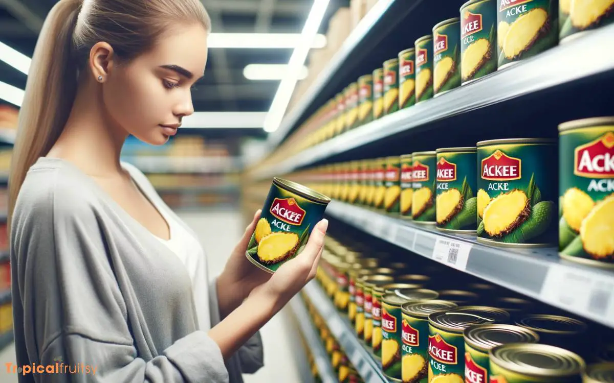 Step Selecting Quality Canned Ackee