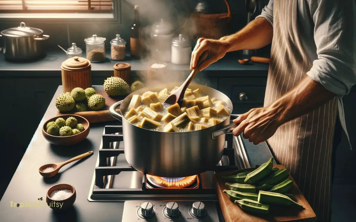 Cooking the Breadfruit