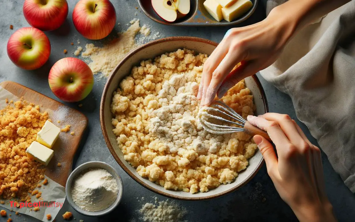 Crafting the Crumble Topping