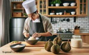 How to Make Durian Sticky Rice