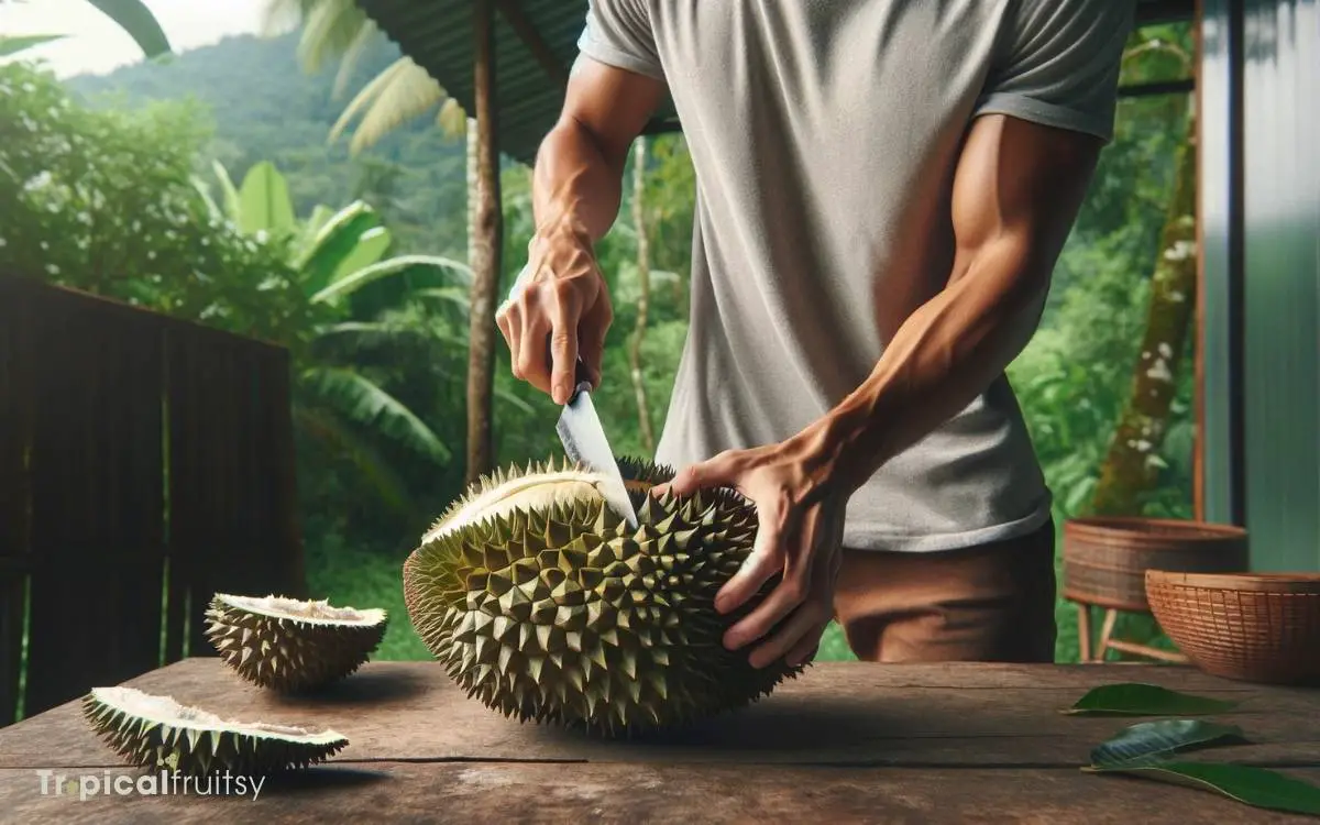 How to Open Durian Fruit