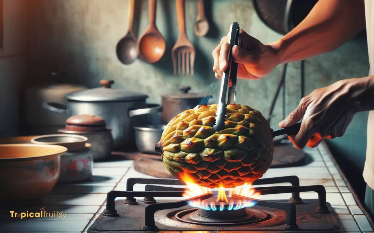 How to Roast Breadfruit on Stove