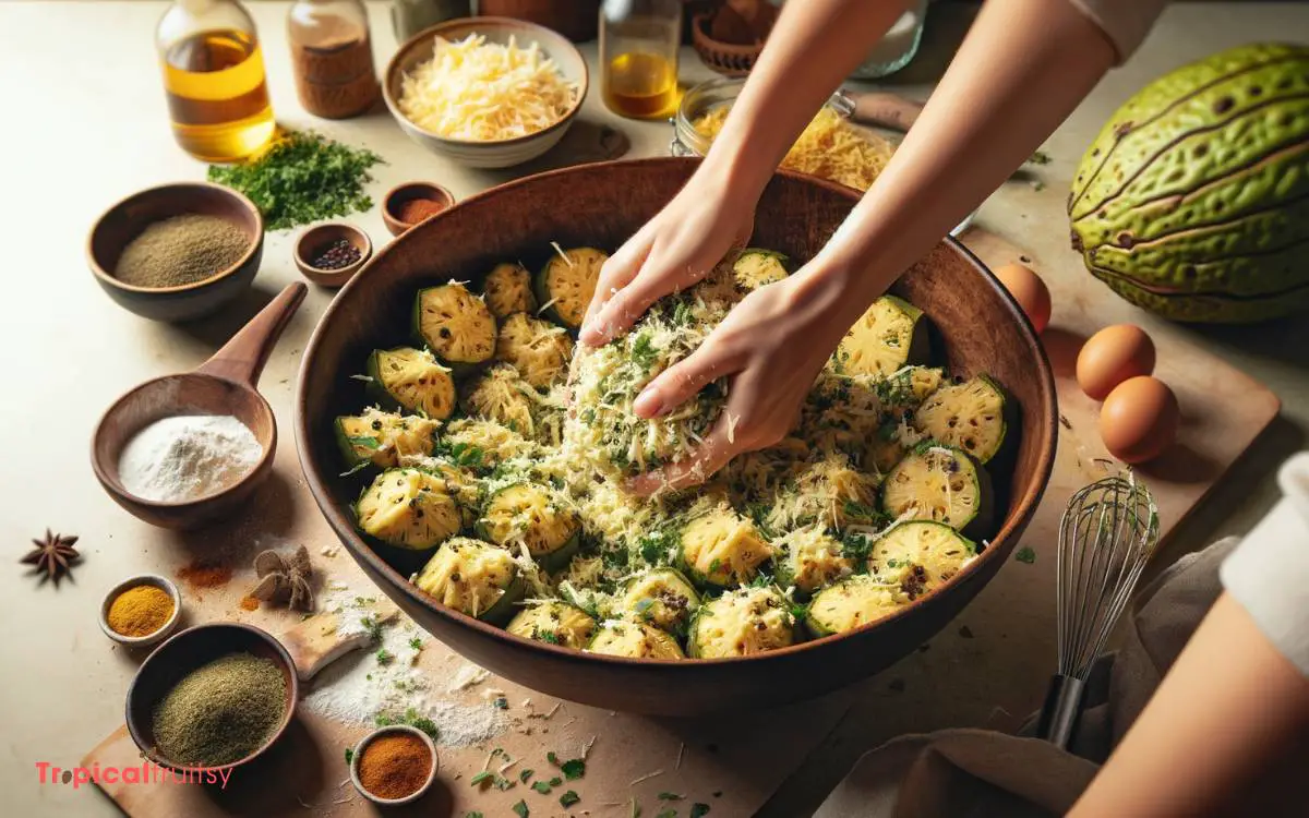 Mixing the Filling Ingredients