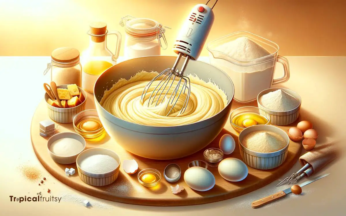 Preparing the Cake Batter