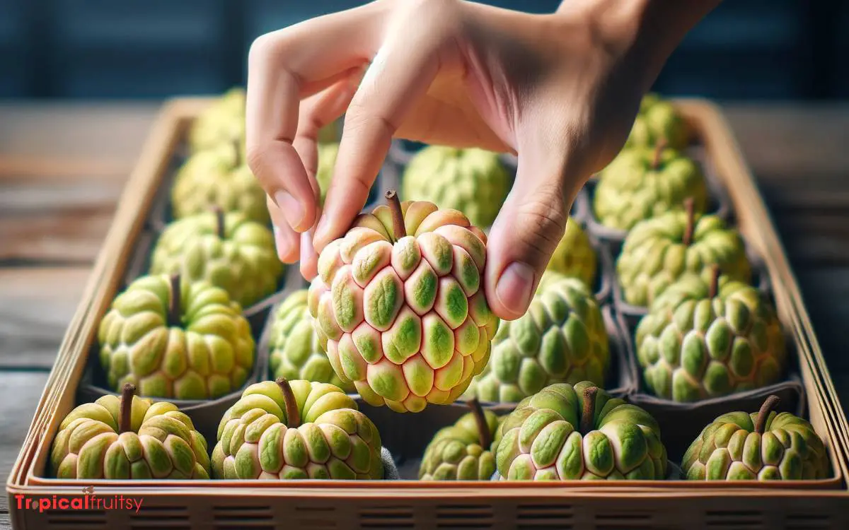 Selecting Ripe Custard Apples