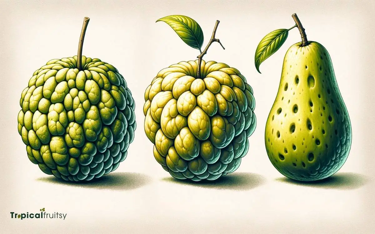 Sugar Apple vs Custard Apple vs Cherimoya