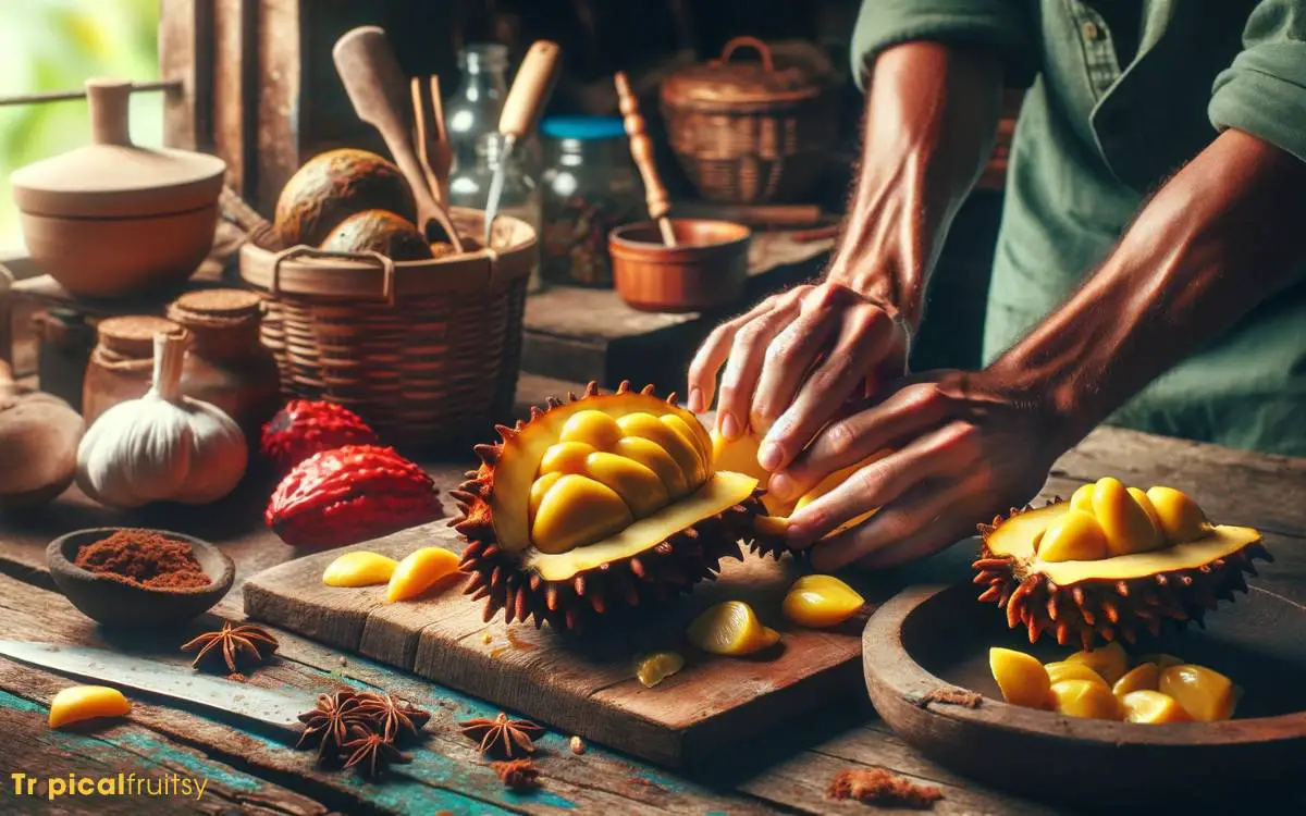 Traditional Ackee Preparation