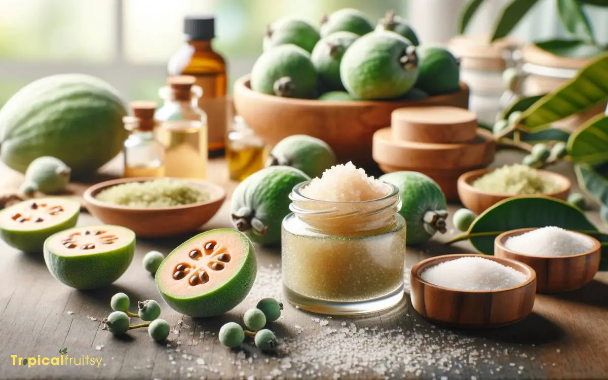 Feijoa Skin Sugar Scrub