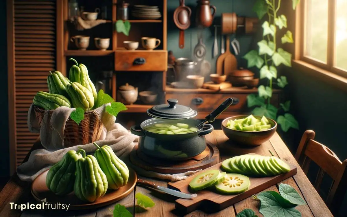 How to Make Chayote Tea