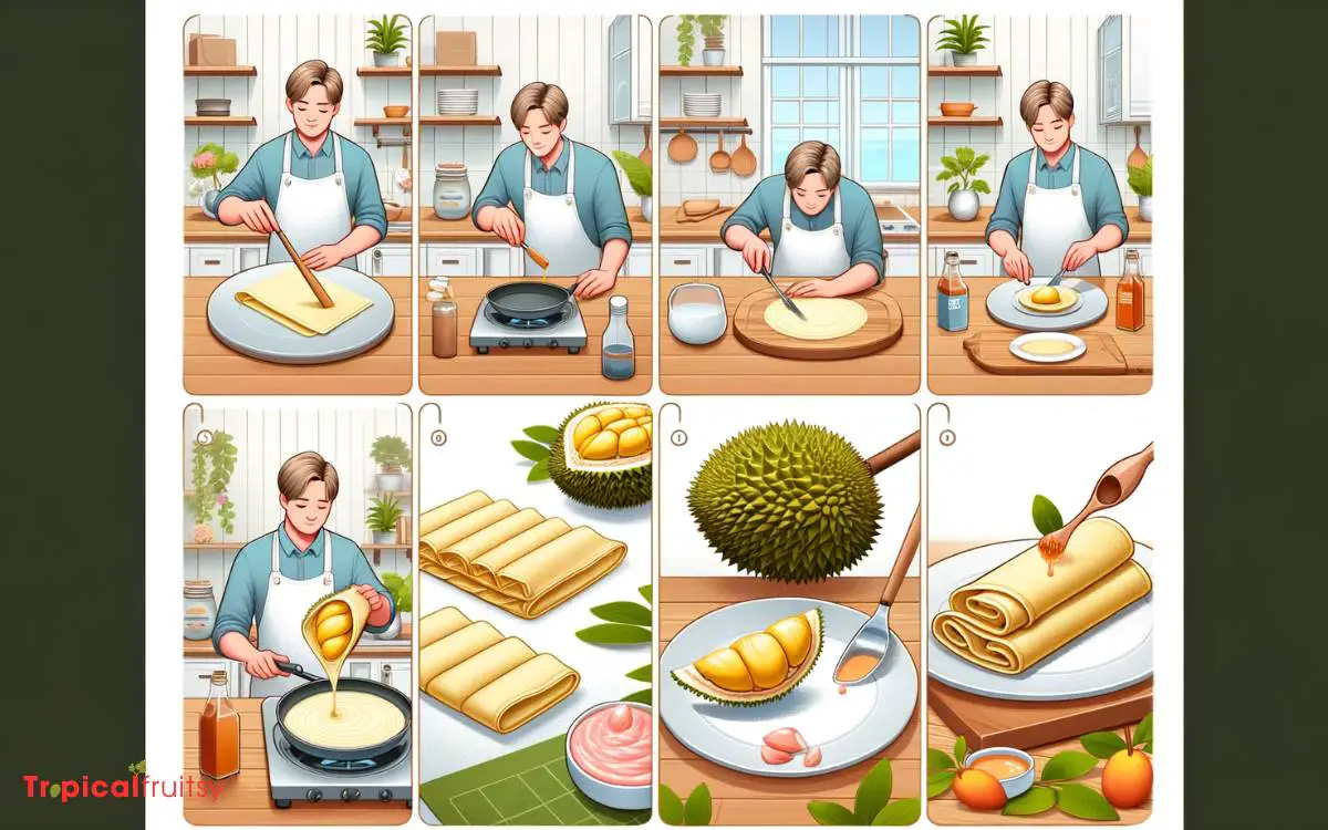 How to Make Durian Pancake