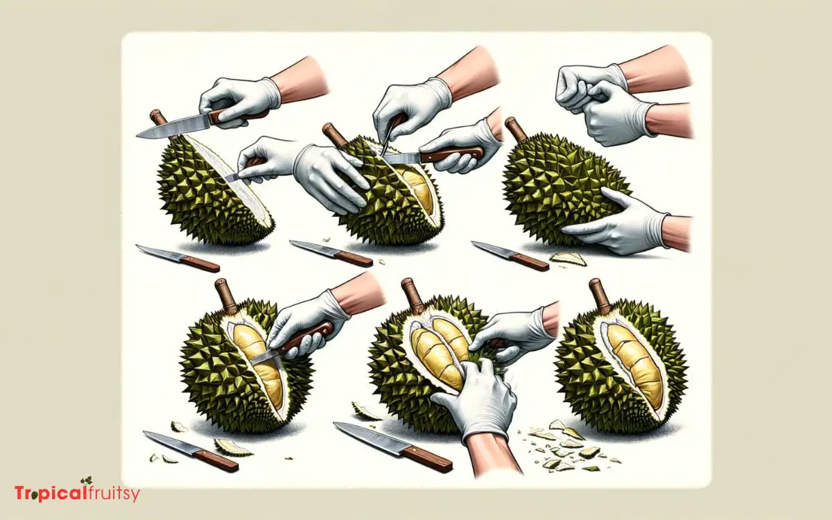 How to Open Durian Without Knife