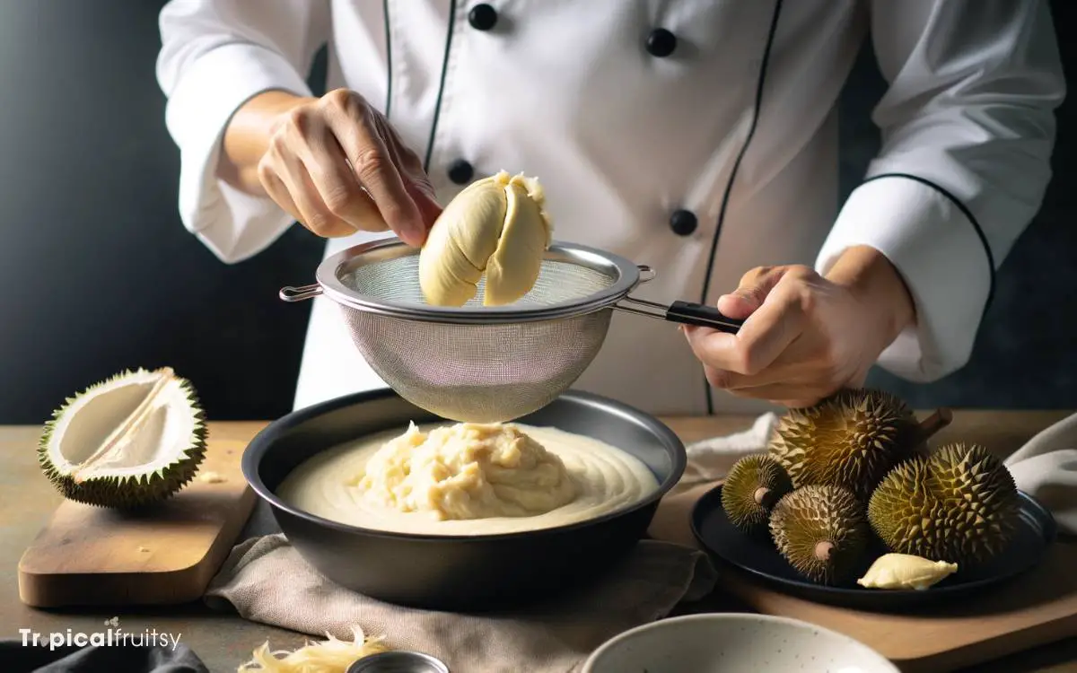 Straining the Puree