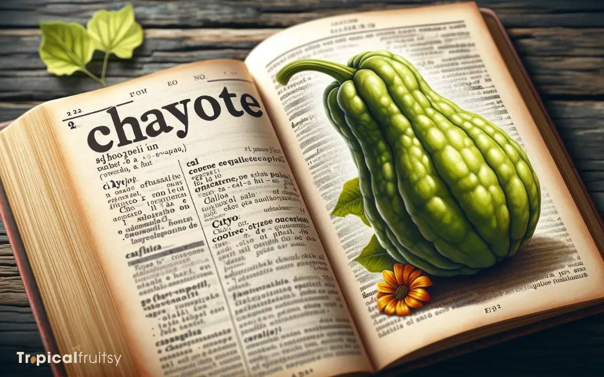 What Is the English Word for Chayote