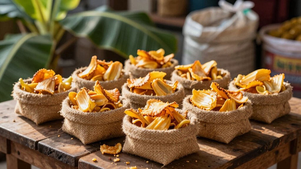 affordable crunchy jackfruit chips