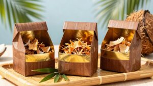 dried coconut gift boxes