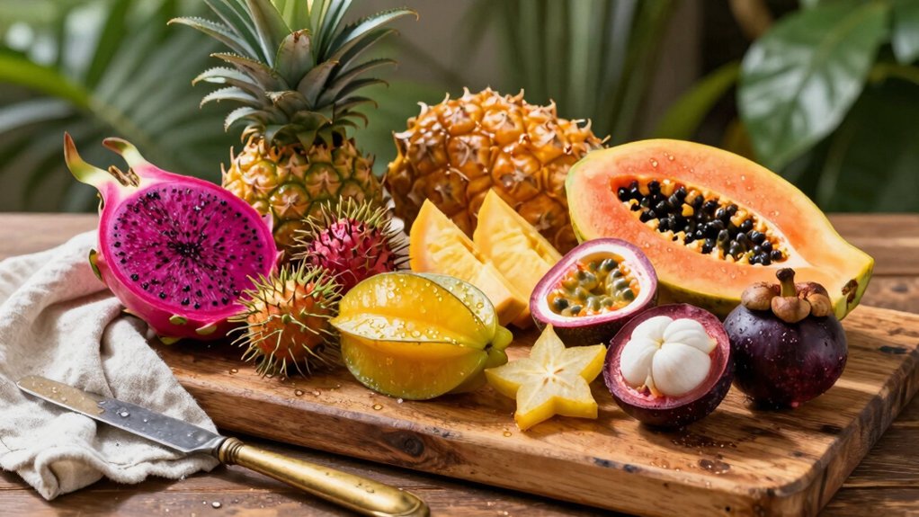 top eight tropical fruit samplers