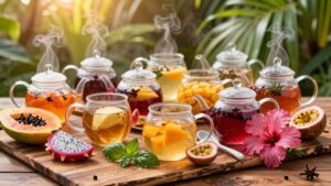 top tropical fruit teas